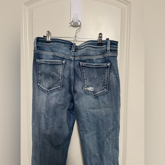 Vervet Favorite Bleach Splatter Distressed Boyfriend Jeans Size 30 - Picture 8 of 12